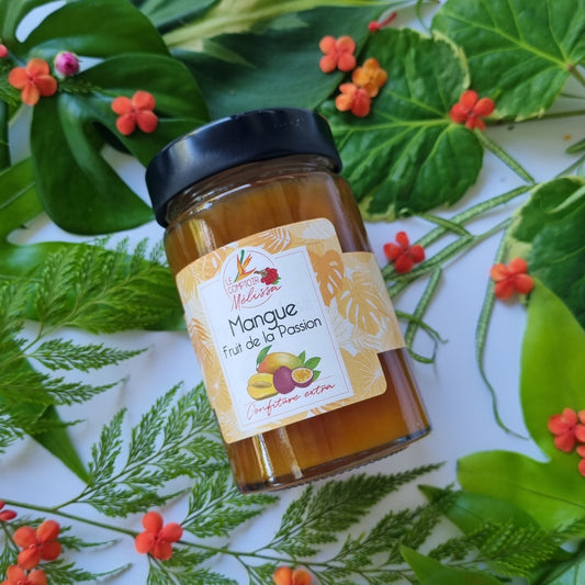 Confiture Extra Mangue José et Fruit de la passion