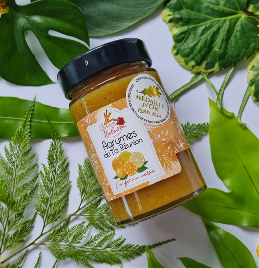 Confiture Extra Agrumes de la Réunion - Médaille d'Or CGA 2024